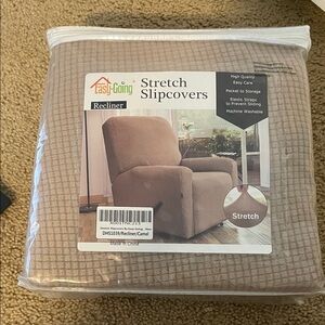 Stretch Recliner Slipcover - Camel